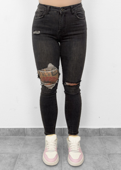 Heavy Ripped Jeans Anthracite