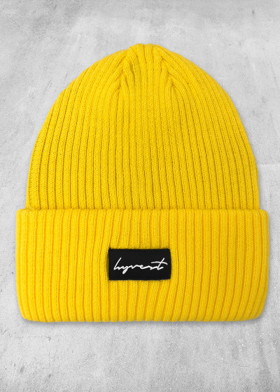 Beanie Big Rising Yellow