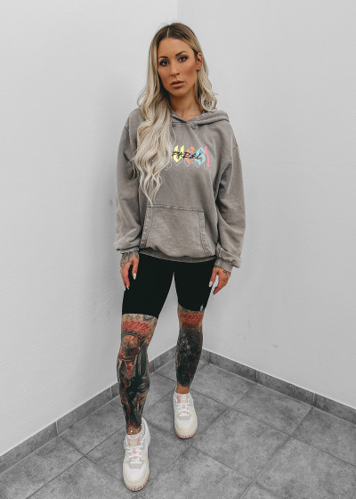 Color Pastel Loose Hoodie