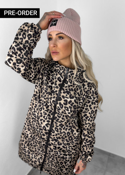 PRE-ORDER Leopard Beige Wende Parka