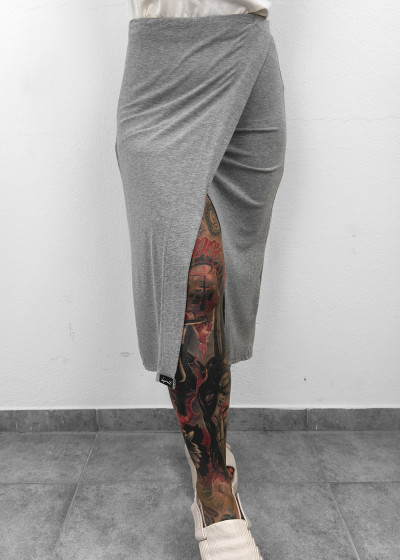 Slit Skirt Gray