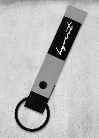 Mud Gray Rubber Key Chain