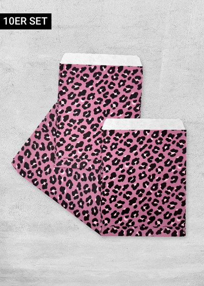 Paper Bags Leo Pink Black