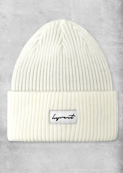 Beanie Big Shiny Ivory