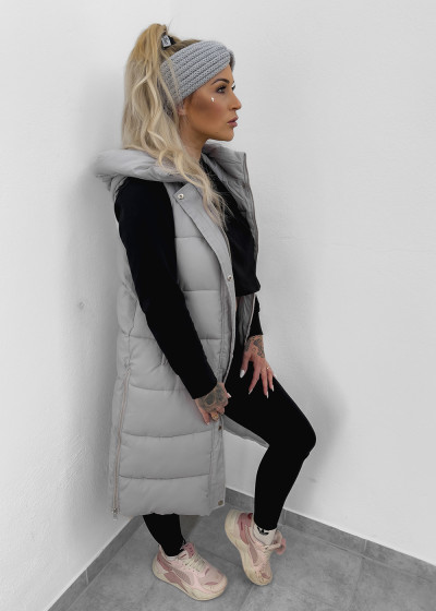 Grey Puffer Vest