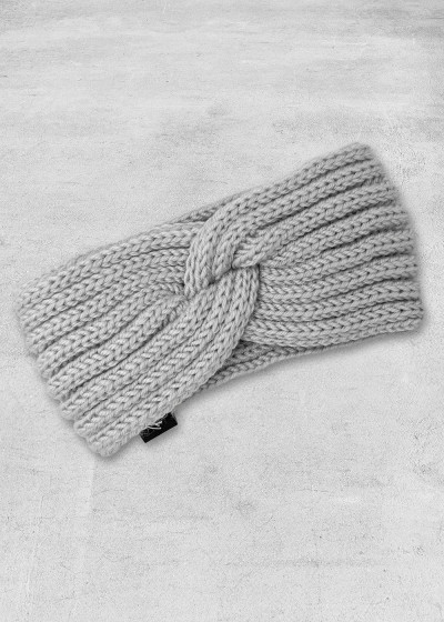 Stirnband Gray Knit