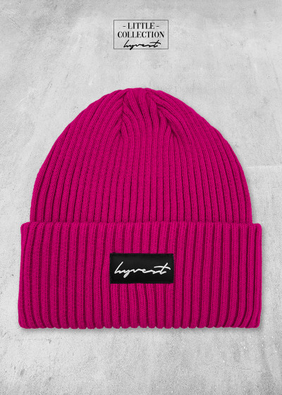 Kids Beanie Big Explosive Pink